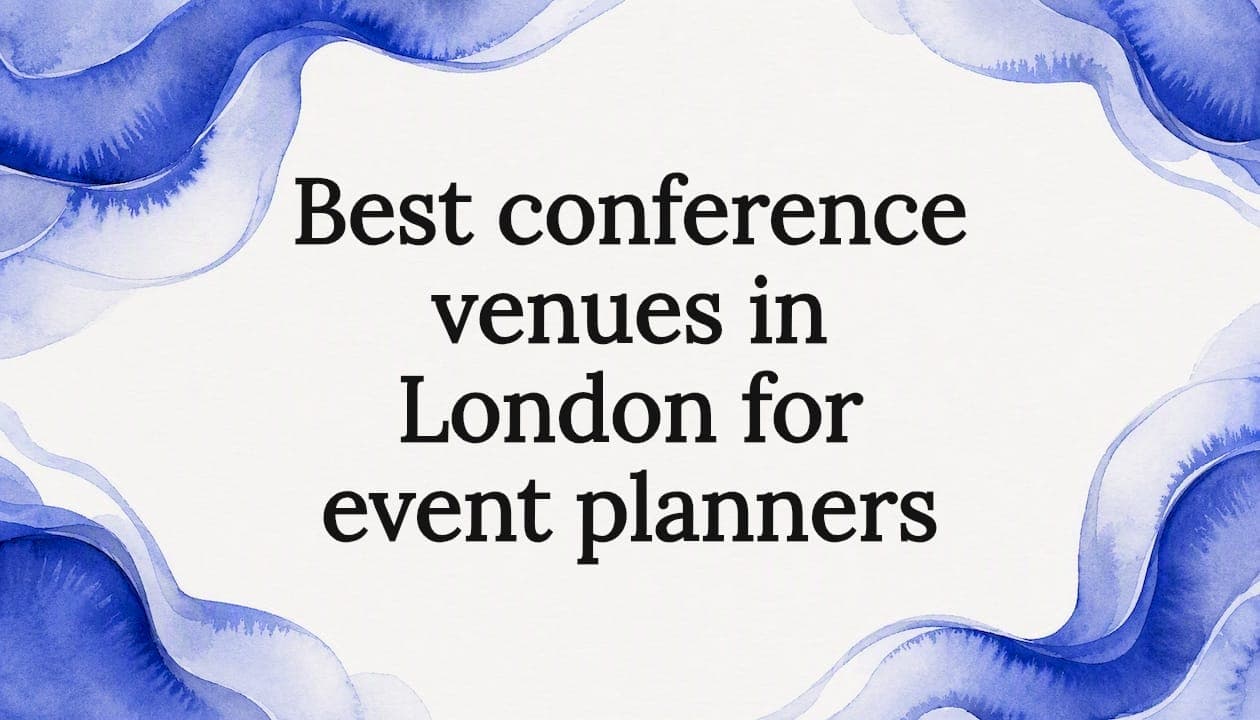 Best conference venues in London for event planners